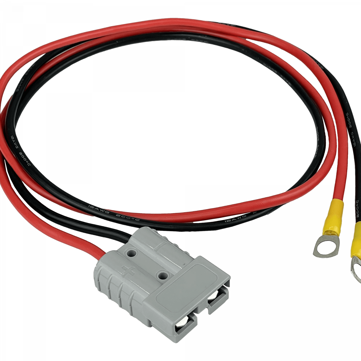 Cable Anderson-Terminal Ojo-8mm 50A Largo-100Cm