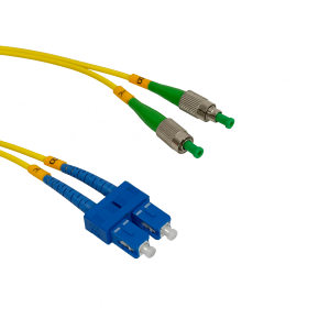 5mt SC/UPC-FC/APC MonoModo SM Duplex Jumper Cable Fibra 9/125um 3mm