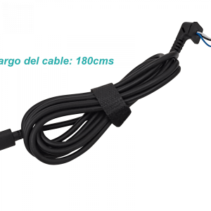 Cable Type-C 180cm DC 3-conductores para tecnicos USB-C Tipo C 45-65W