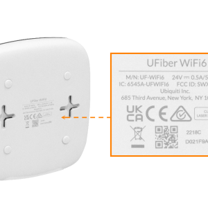 UBIQUITI GPON WiFi6 5/2,4GHz 5gbps ONU 4-1000 SC/APC SM B+ inc5V/USB-C