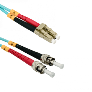 5mt LC-ST OM3 Multimodo MM Duplex Jumper Fibra 3.0mm 50/125um