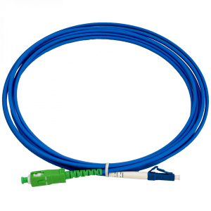 LSZH Blindado 5mt LC/UPC-SC/APC SM Simplex JumperFibra 3.0mm 9/125um