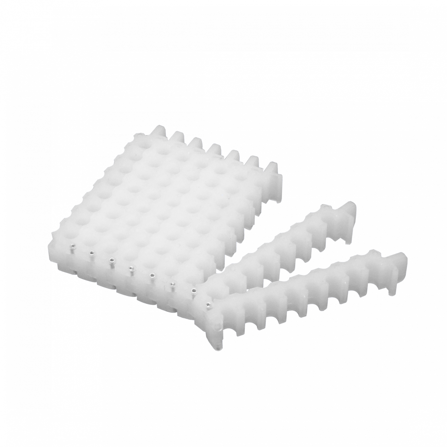 Peine para 8x8 64 Cables UTP/FTP de max-8,5mm Ordenador Manojo Blanco