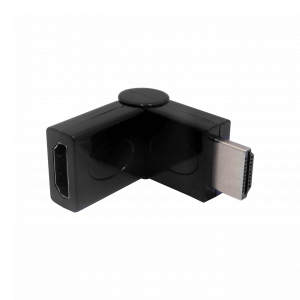 Pivote Bisagra HDMI v1.4 3D 4K Macho-Hembra 180-Grados