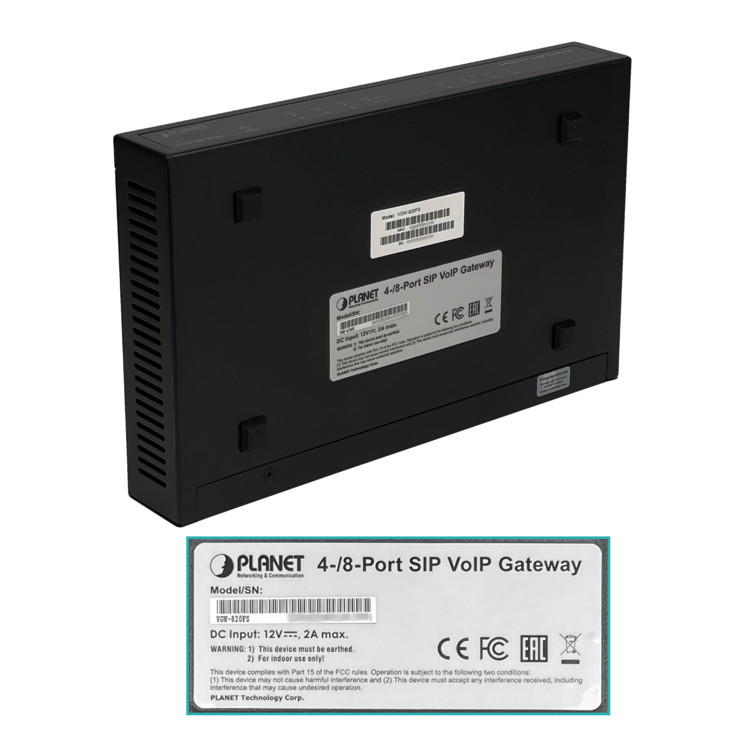 PLANET Router VoIP 8-FXS-RJ11-H 3-100 1-WAN genera 8linea telef analog - Imagen 6