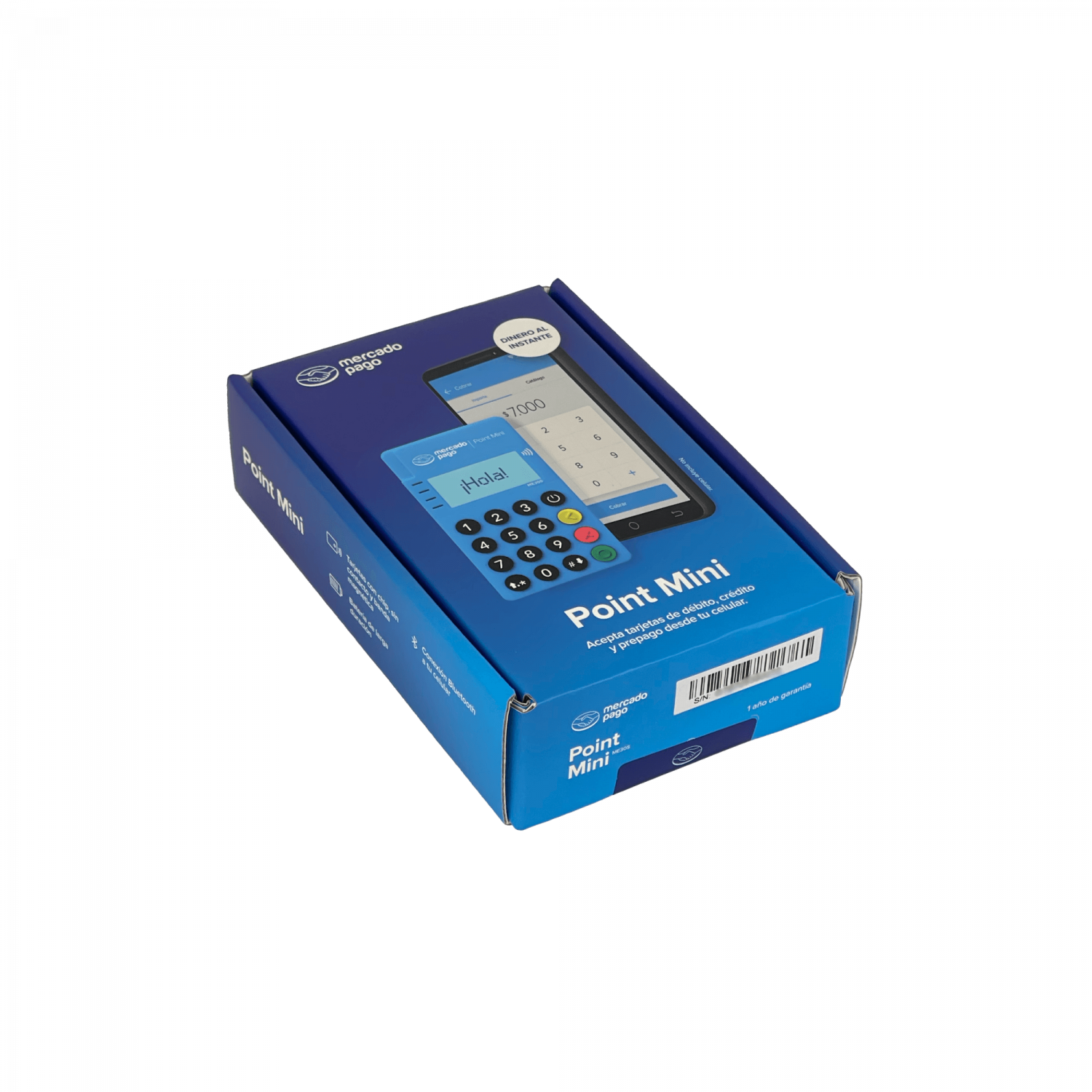 MERCADOPAGO Maquina Mini Pago Con Tarjeta BT Requiere Celular ME30S - Imagen 2