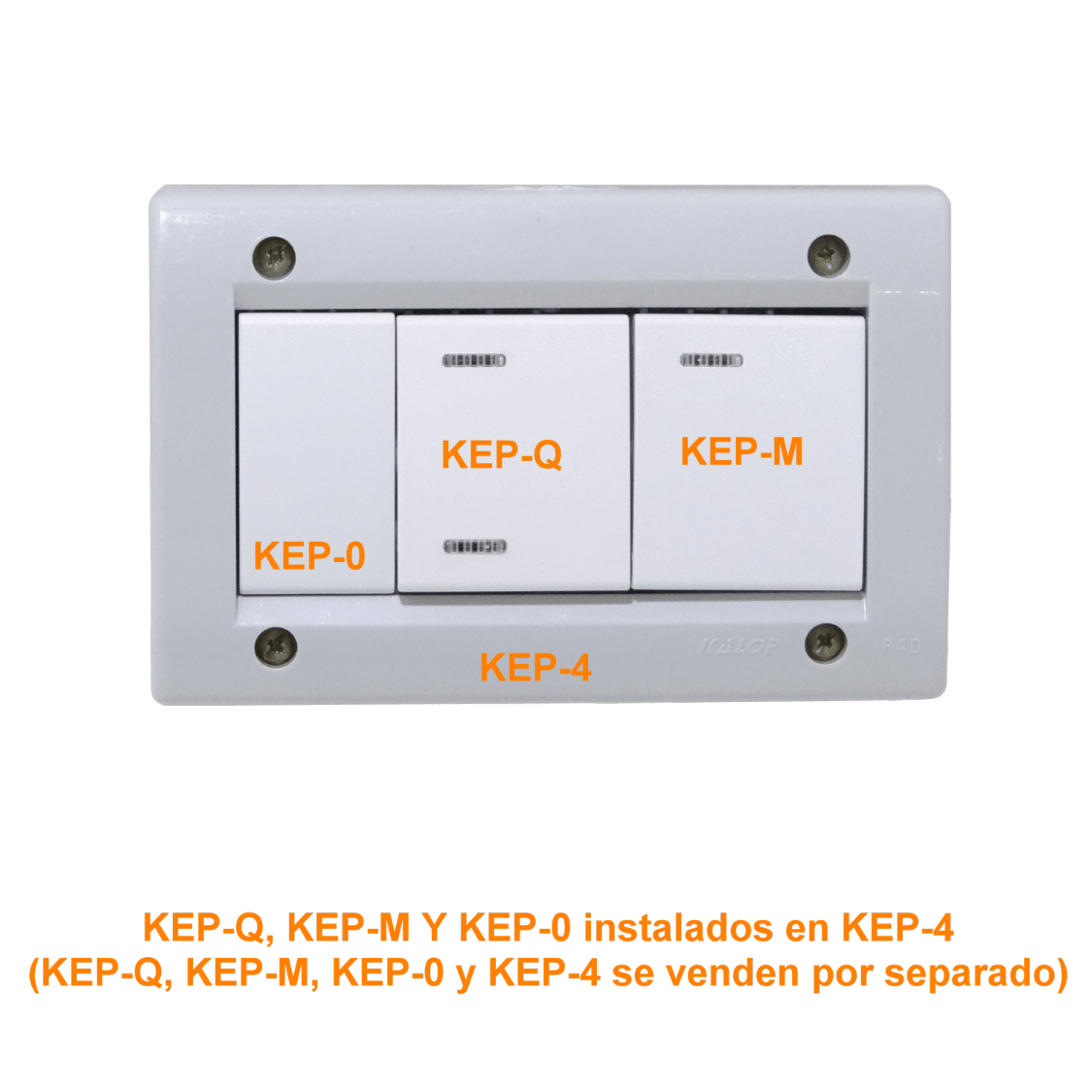 KALOP Blanco Teclon/2 3pin 9/24 Interruptor 16A 250V req/KEP-A KL40126 - Imagen 2