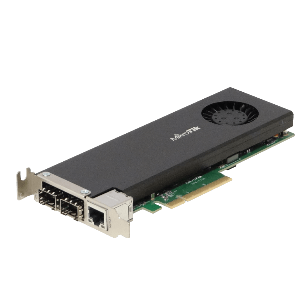 MIKROTIK PCIe-x8 2-SFP28-25G 1-MGMT Tarjeta NIC/CCR p/Servidor L6 - Imagen 2