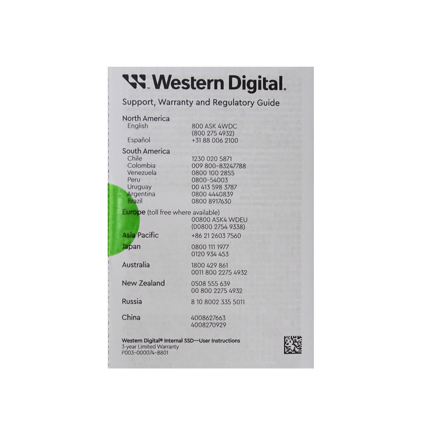 WESTERNDIGITAL 480GB 545-520mb/s Sata3 2.5 7mm SSD Solido WDS480G3G0A - Imagen 3