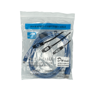 Cable 1,8mt USB2.0 A-M 5pin/mini/B-M 180cm con filtro