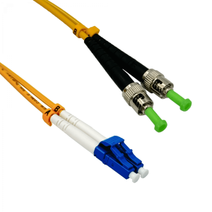 3mt LC/UPC-ST/APC MonoModo SM Duplex Jumper Cable Fibra 9/125um 3mm