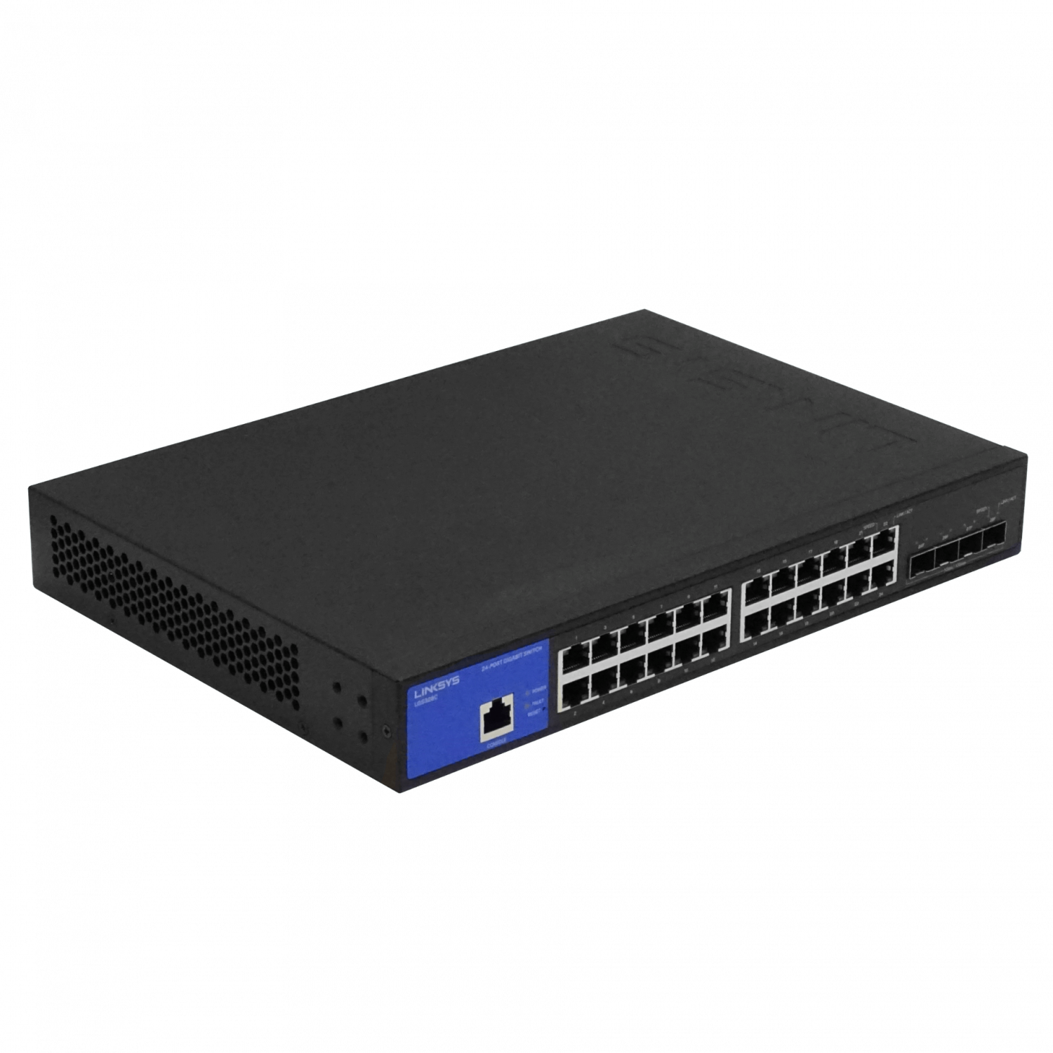 LINKSYS 24-1000 4-SFP+10G Switch Admin Rack 28-port 1-RS232-RJ45 - Imagen 5