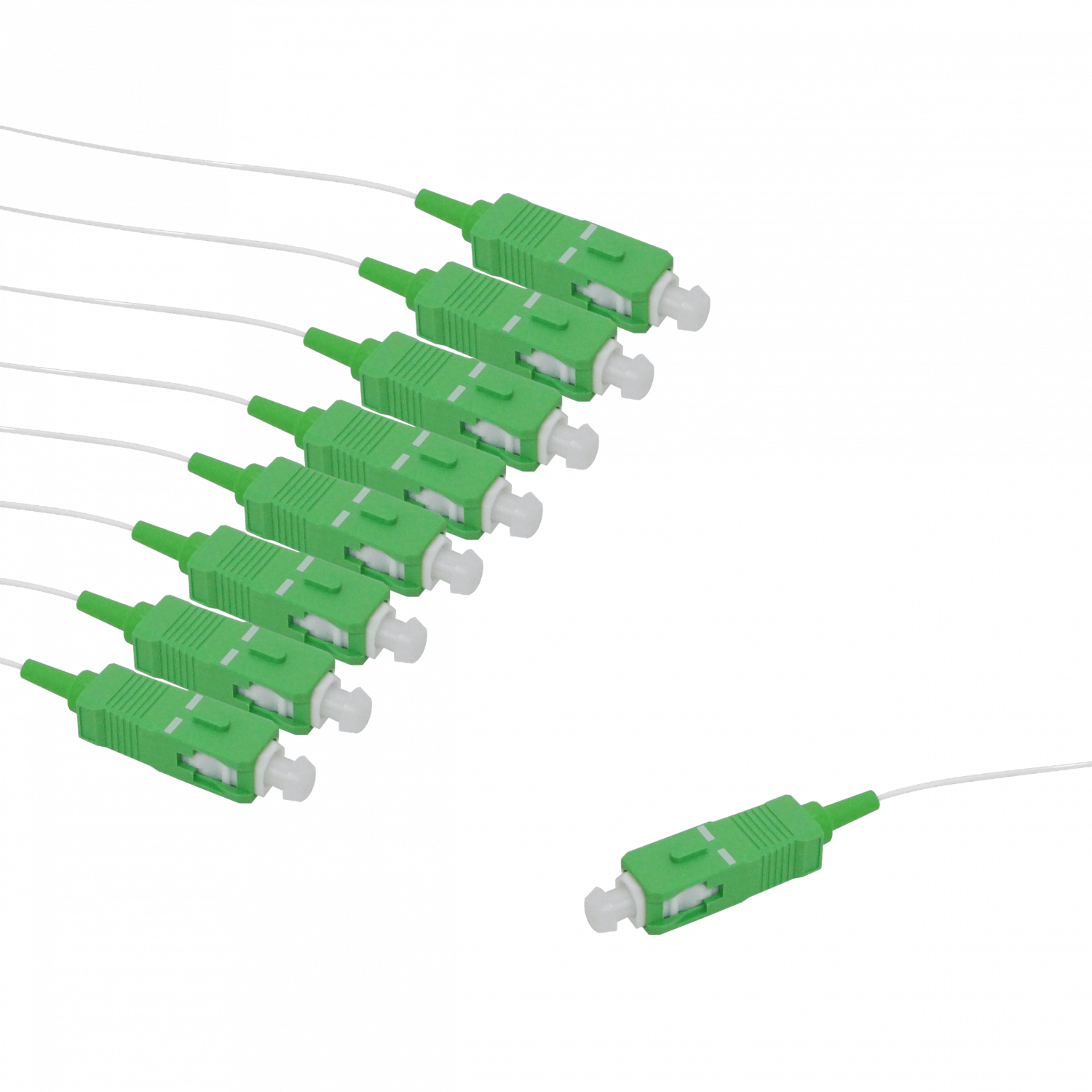 UBIQUITI 1x8 SC/APC Divisor PLC p/GPON 3mt 150+150cm 0,9mm 1260-1650nm - Imagen 4