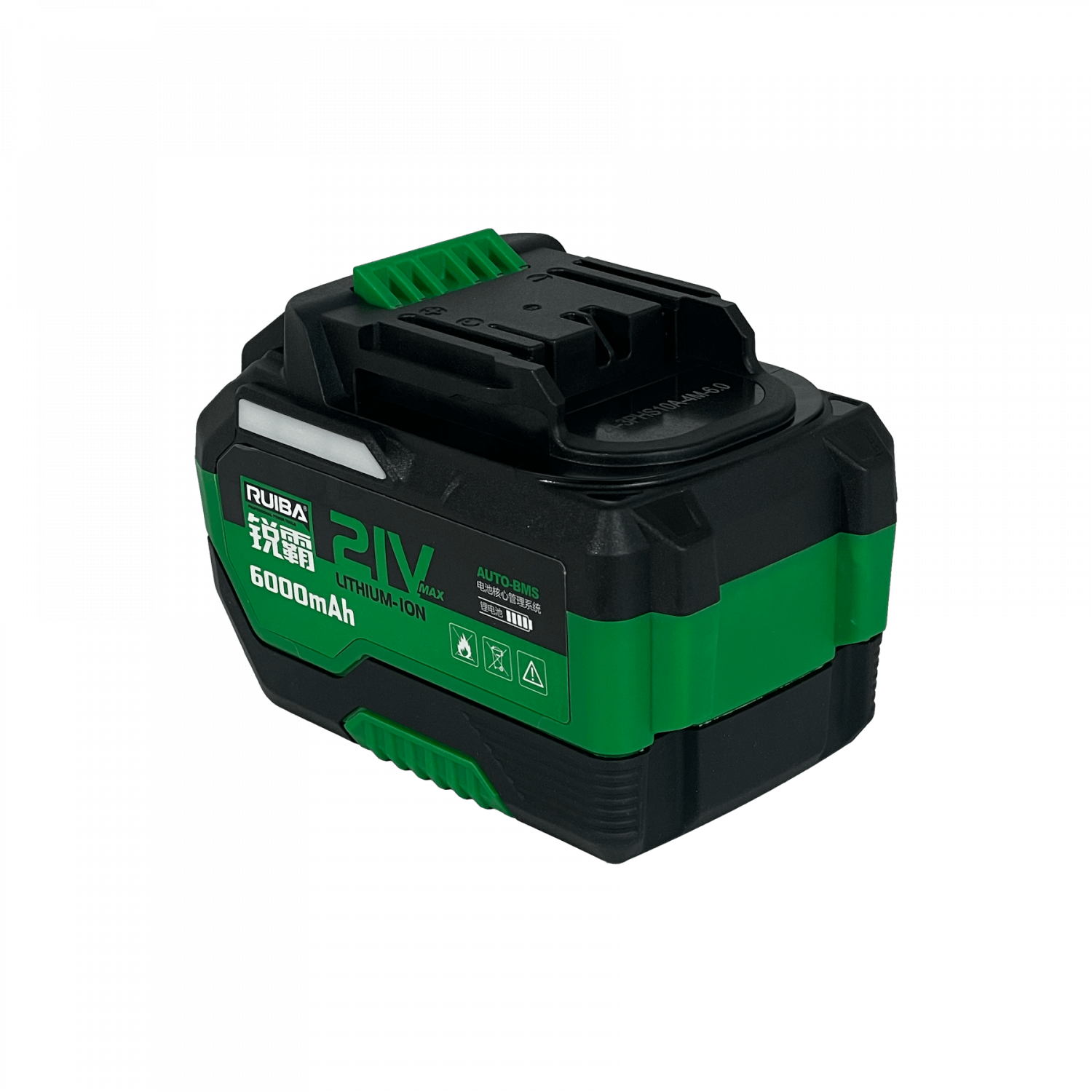 RUI Bateria Litio 21V 6Ah 126Wh Li-ion Recargable BMS 6000mAh