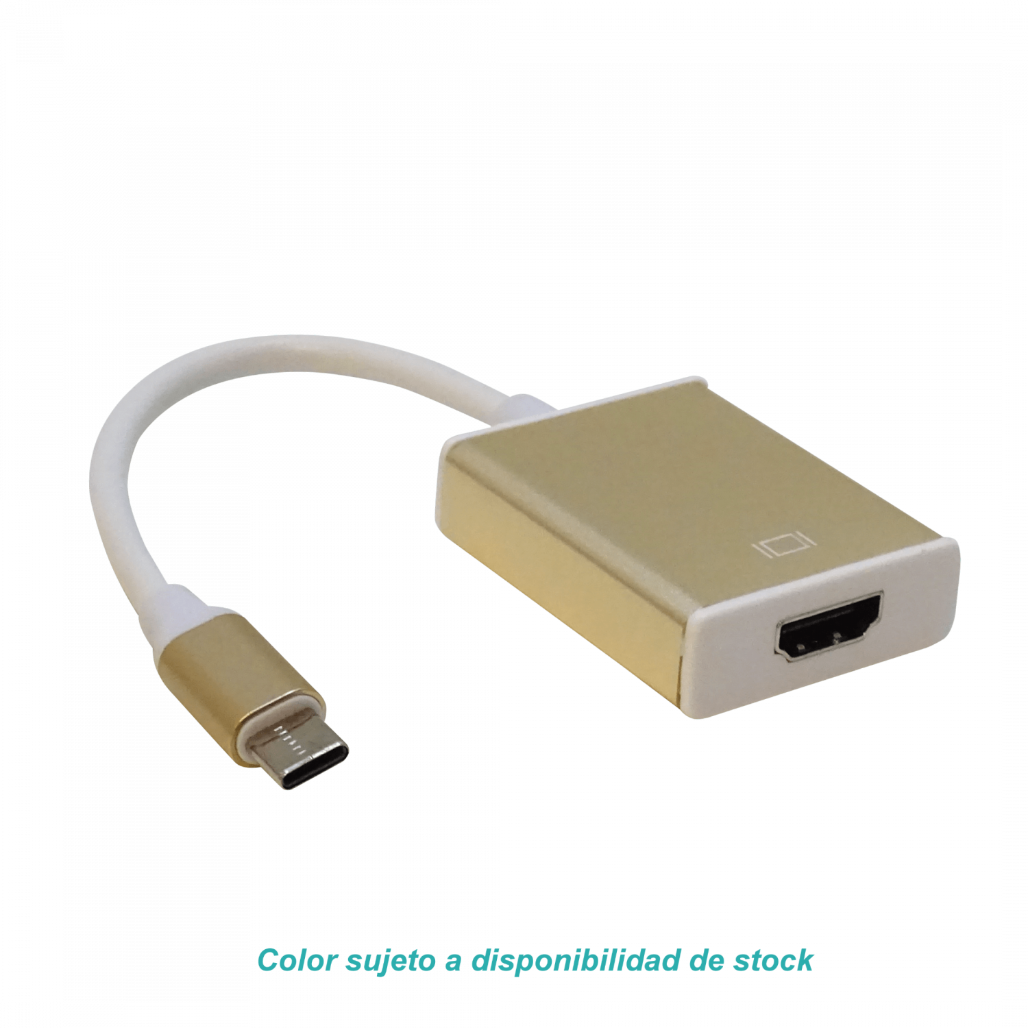 USB-C-M USB3.1 HDMI-H v1.4 1080p Adaptador Cable 12cm solo-PC - Imagen 4