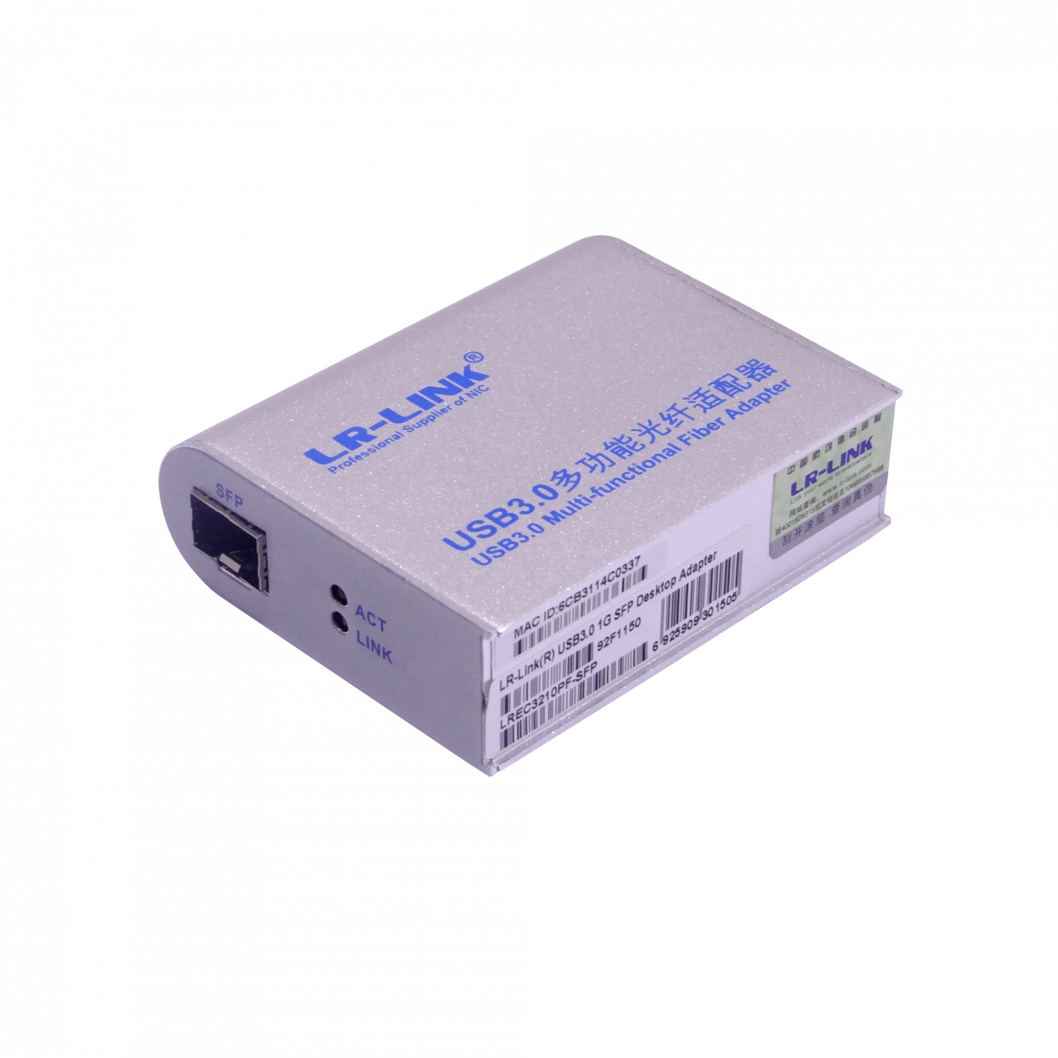 LRLINK 1-USB3.0-BH 1-SFP 1G inc-cable-AM-BM - Imagen 5
