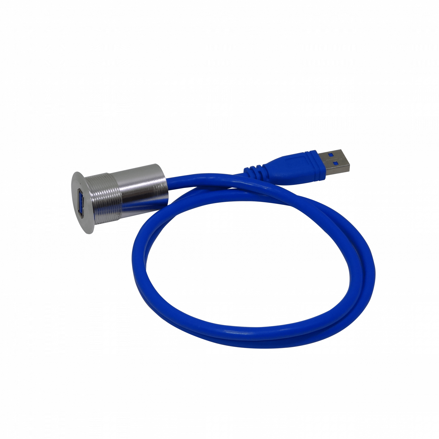 Panel-Diametro-M22mm Cabeza-28mm USB-AH USB3.0 Cable 60cm A-M Alt-34mm - Imagen 2