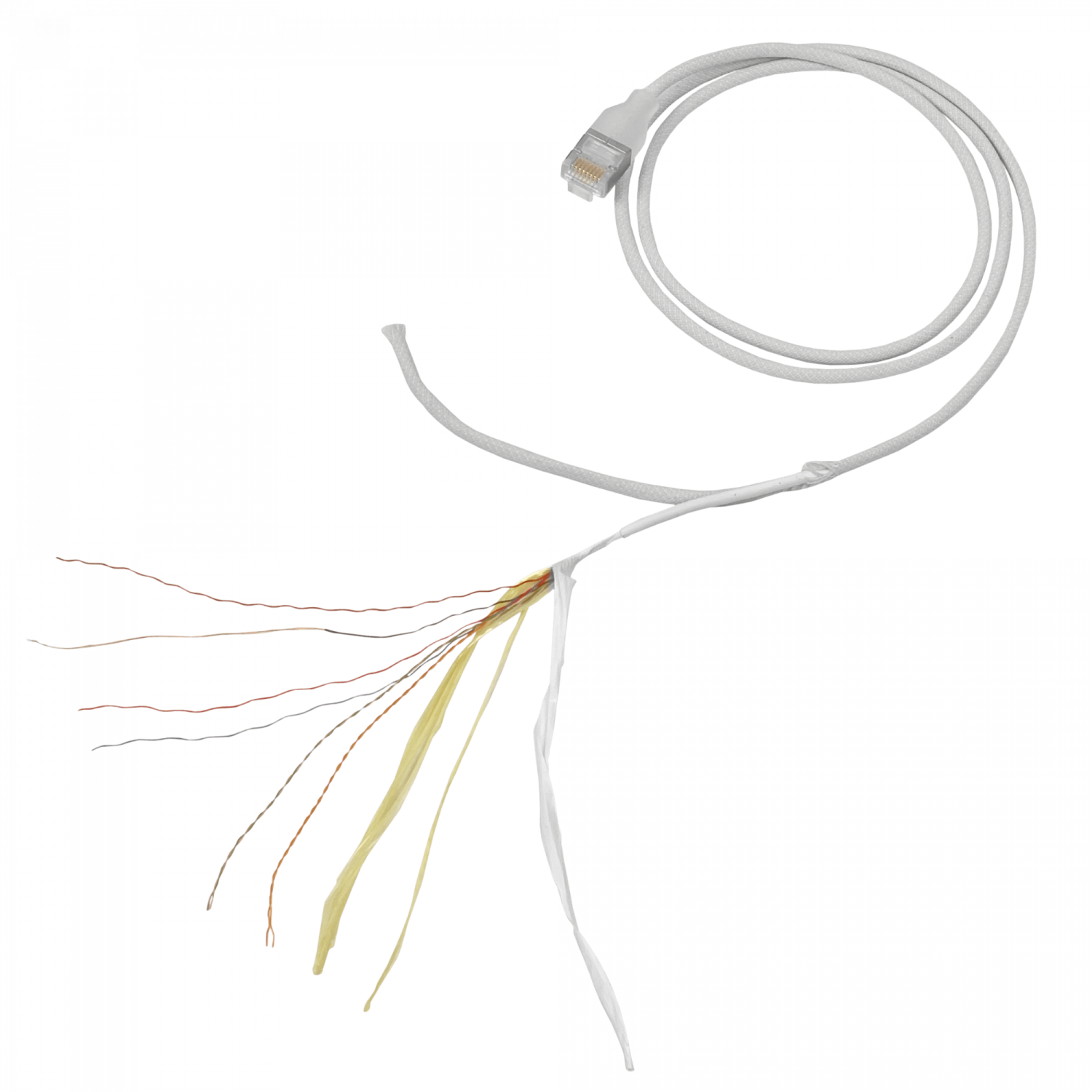 UI 2mt Cable Etherlighting Blanco Cat6a UACC-CABLE-PATCH-EL-C6A-2M-W - Imagen 2