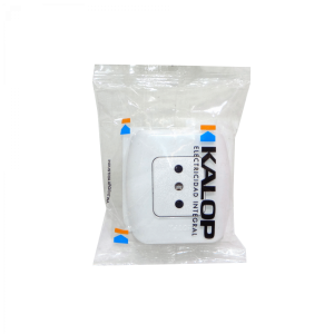 KALOP 1-Enchufe Sobrepuesto Blanco con-Tierra Tekna KS39672