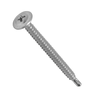 Lenteja-10mm 100u. 8x2 Largo-50mm Zn Tornillo Autoperforante 2,0p