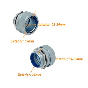 Metalico 40mm Prensa Estopa para Flexible Aislacion IP65