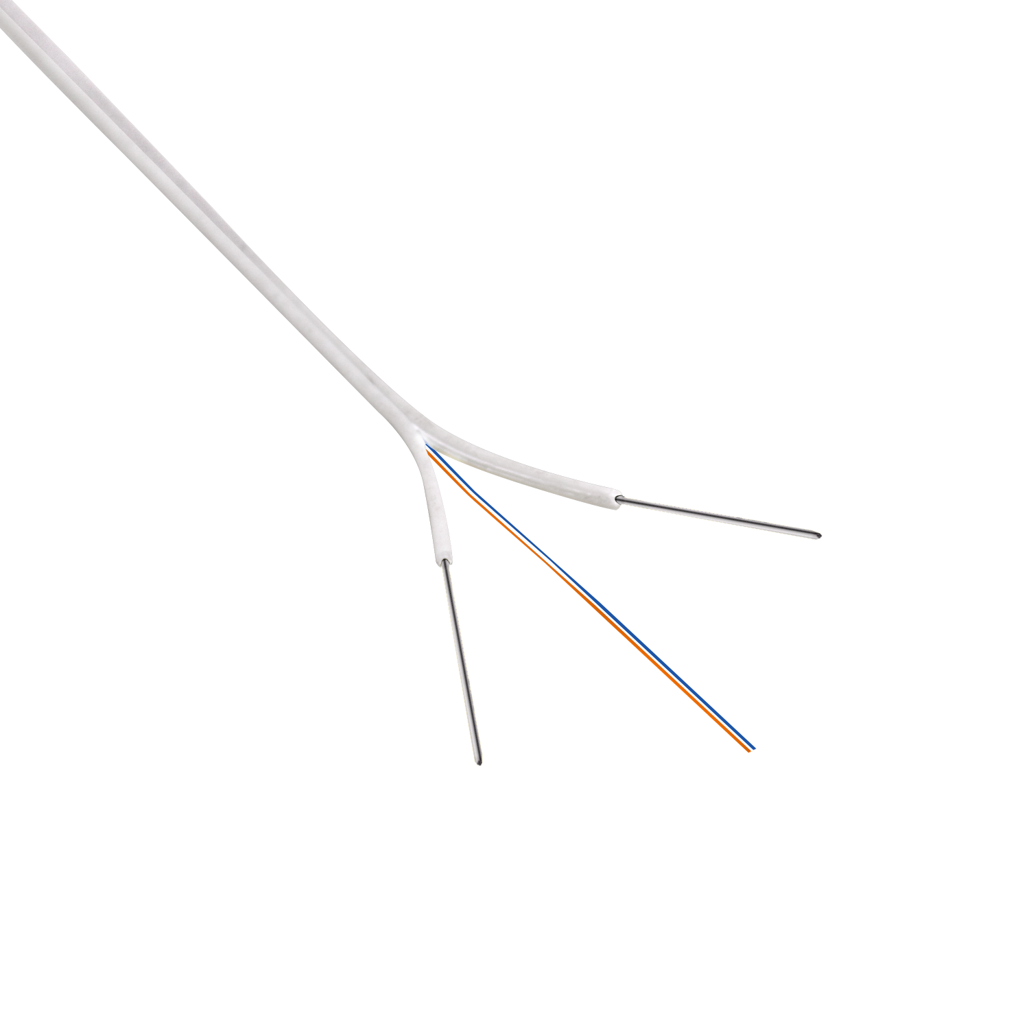 2-Fibras-G652D Blanca 500m DropCable Ext. FTTH SM LSZH 3x2mm