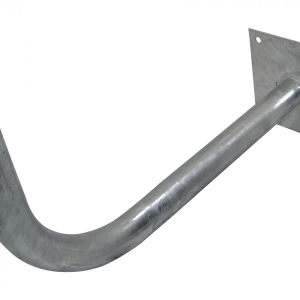 Tubo-40mm Soporte Fierro Galvanizado base-15cm 45cm-a-Muro