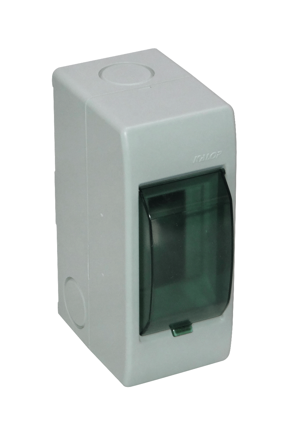 KALOP c/Tapa 18mm-Ancho 46mm-Alto Caja Plastica p/Automaticos Riel Din
