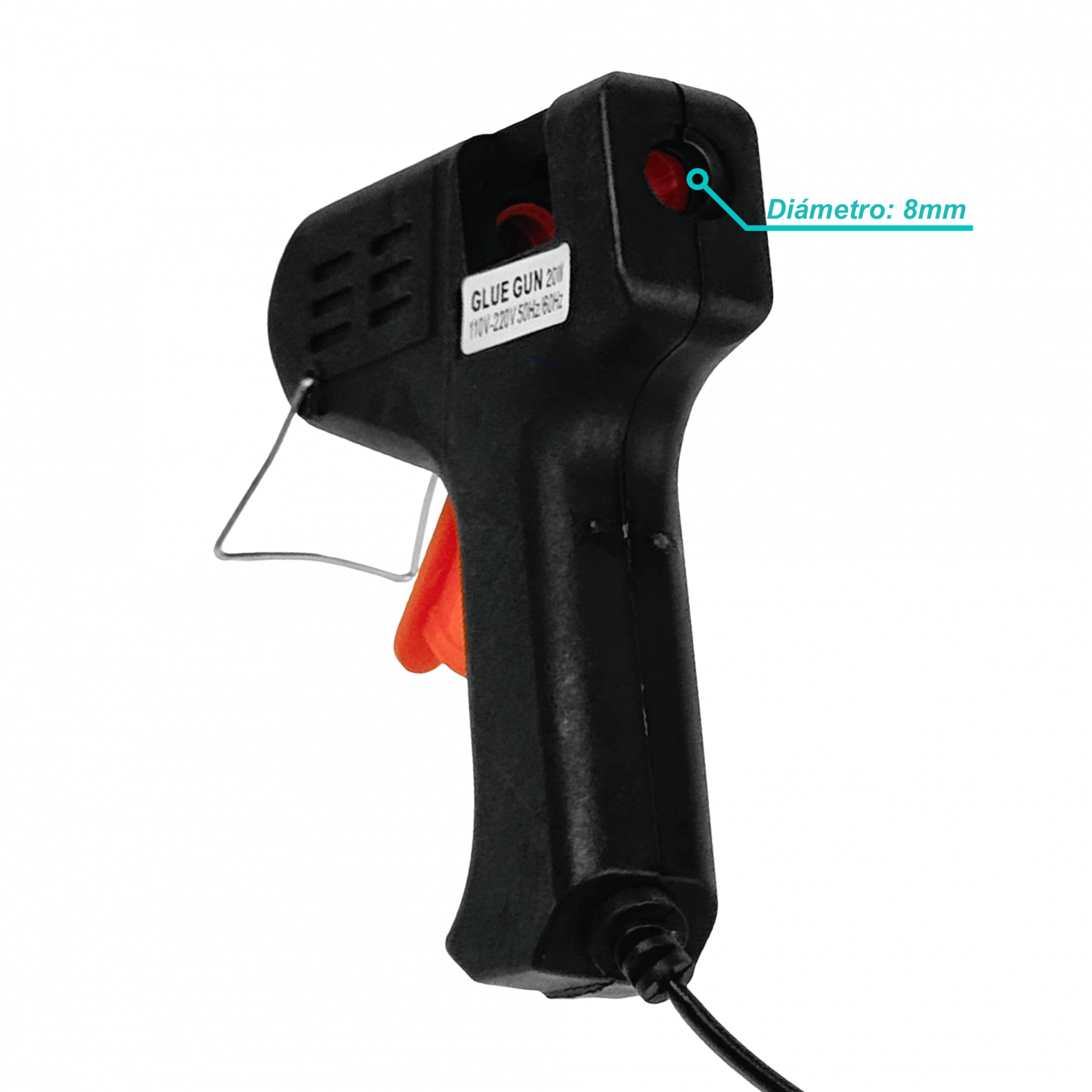 Pistola Silicona-7mm Caliente Chica Hot-Glue 5/16p
