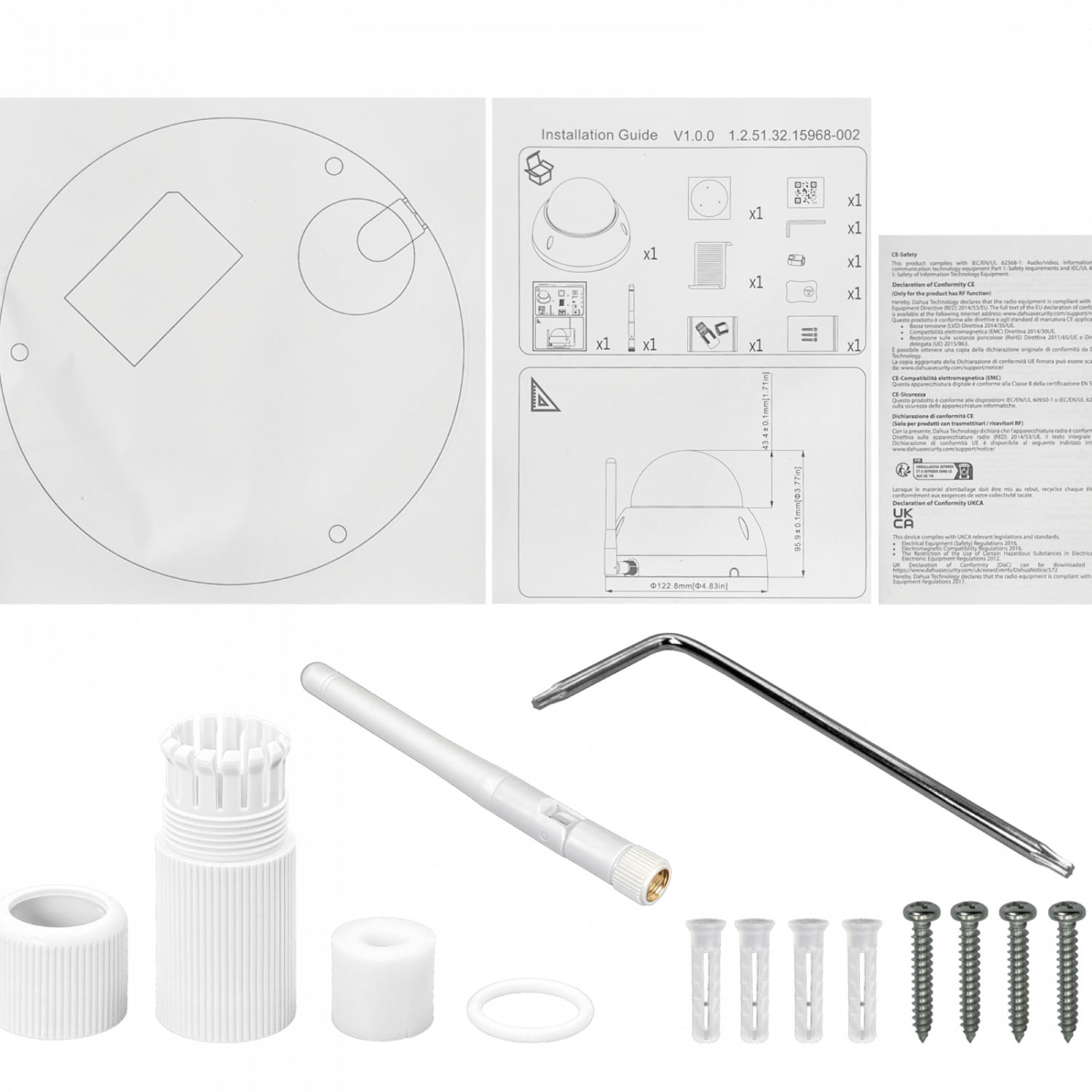 DAHUA PTZ 2MP WiFi 2,8-12mm IK10 IP66 PoE 4xZoomOpt WizSense SD22204DB