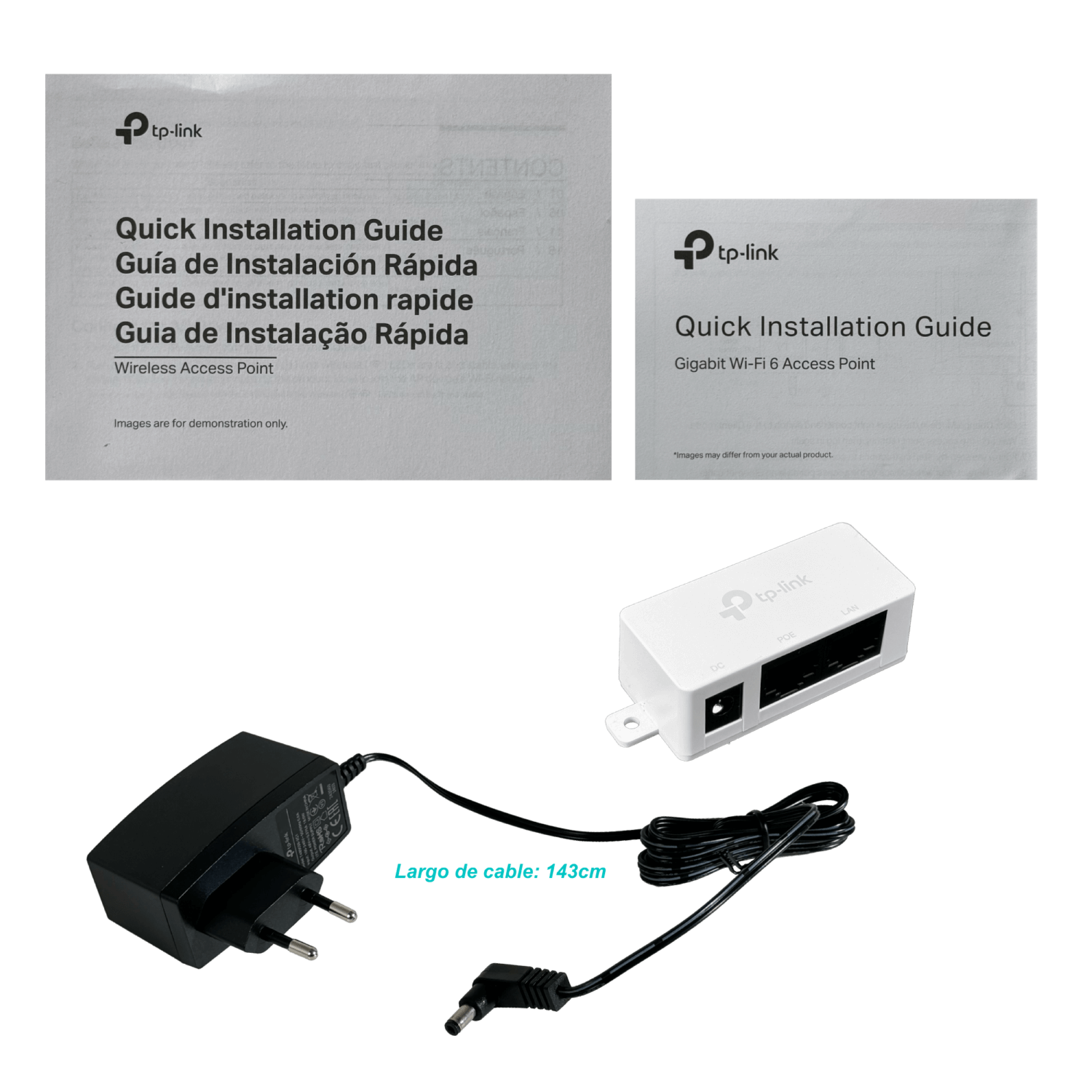 TP-LINK WiFi6 4-Ant-Fijas 1-1000 AX1800 1201/574 5/2,4GHz Access Point - Imagen 6