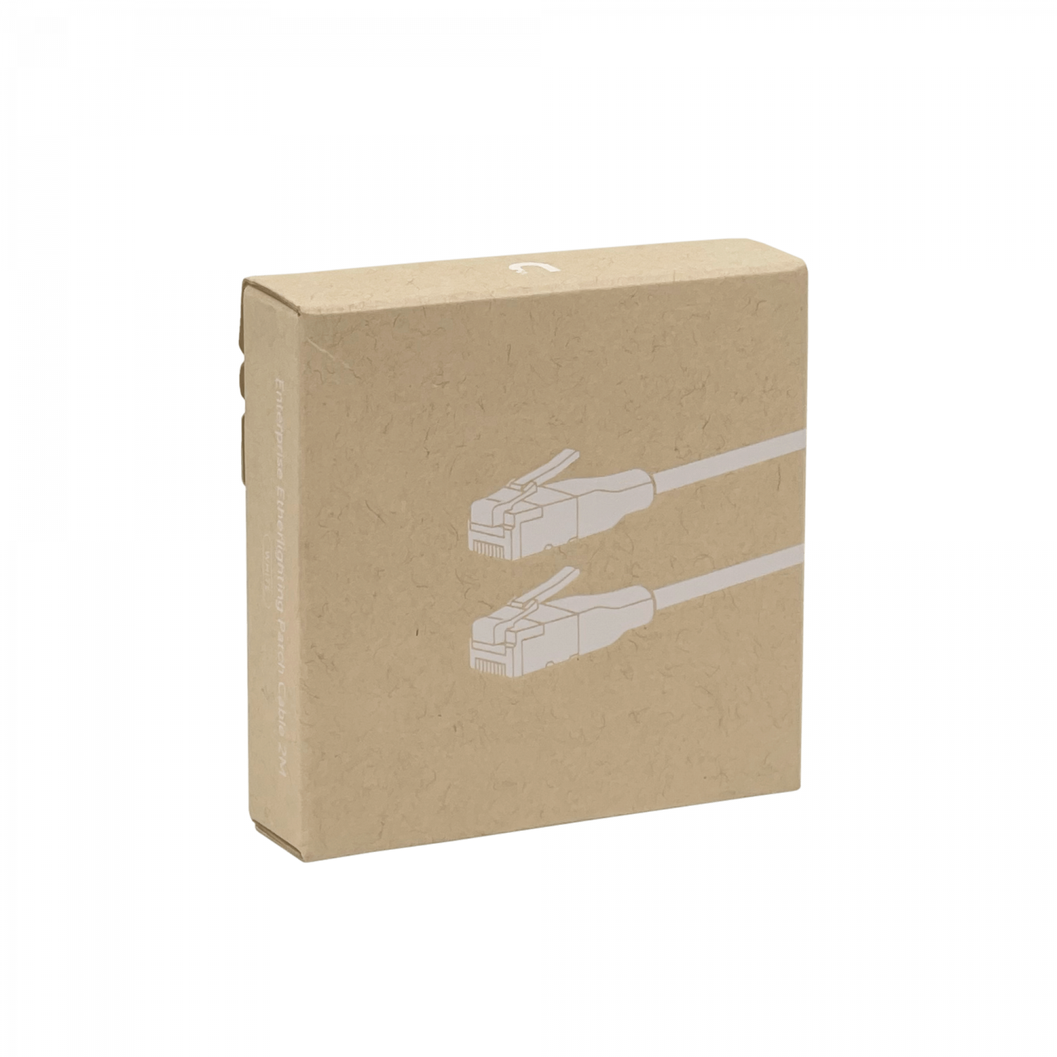 UI 2mt Cable Etherlighting Blanco Cat6a UACC-CABLE-PATCH-EL-C6A-2M-W