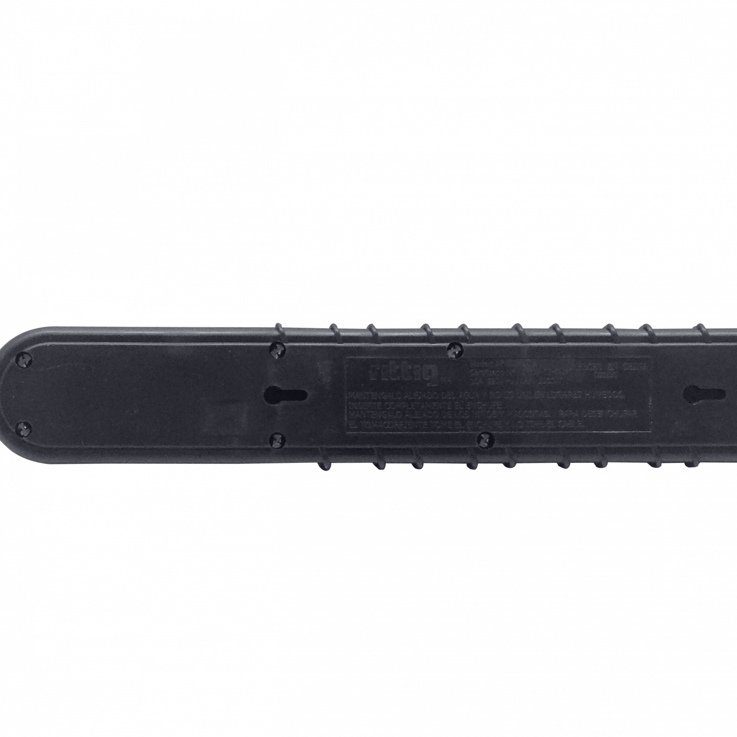 RITTIG Negro 5-IH 2-USB5V Alarg 3mts 10A-250V 2200W Piloto-Interruptor