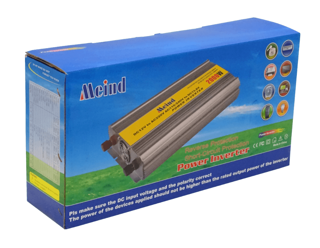 2000W 4000W-Max 12VDC-in 220V-out Inversor 2-Multinorma c/Ventilador - Imagen 3