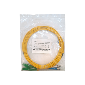 3mt E2000/APC-ST/UPC MonoModo SM Duplex Jumper Cable Fibra 3.0mm 9/125
