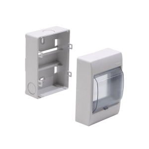 KALOP c/Tapa 54/72mm-Ancho Caja Plastica p/Automaticos RielDin-Plastic