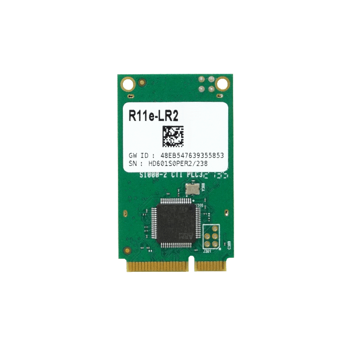 MIKROTIK 2,4GHz LoRaWAN LBT 1-u.FL 10dBm miniPCIe 2403-25-50-2479MHz