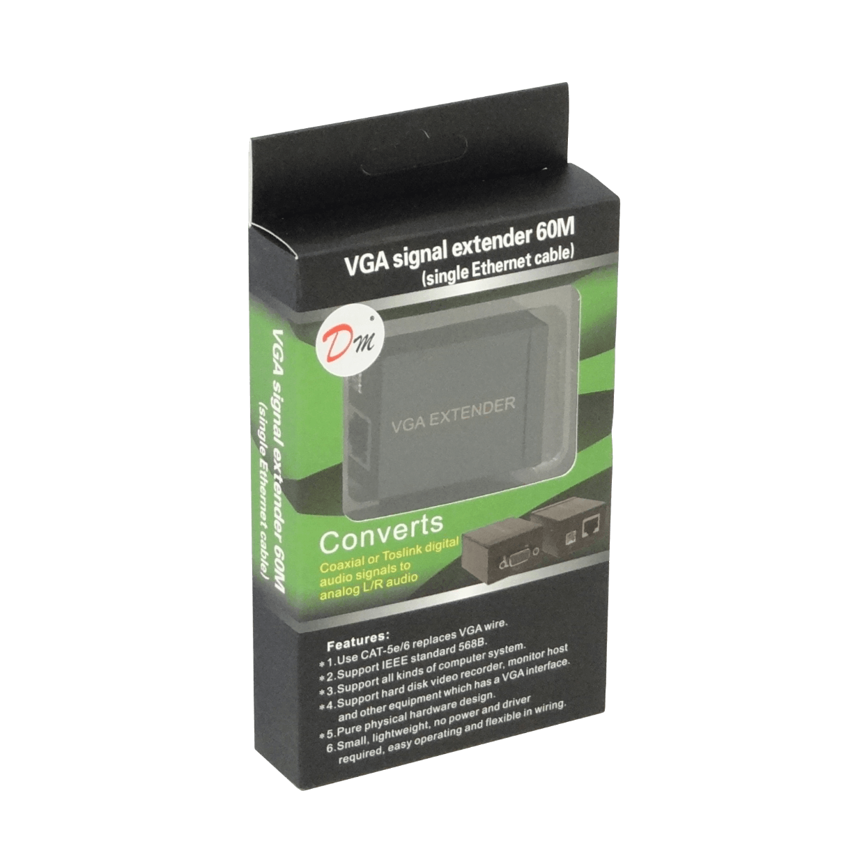 Extension Pasiva Pareja VGA-H UTP-RJ45 60mt no requiere fuentes poder - Imagen 2