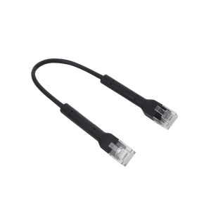 UBIQUITI Negro 10cm Cable Cat6 RJ45 0,1mt U-Cable-Patch-RJ45-BK