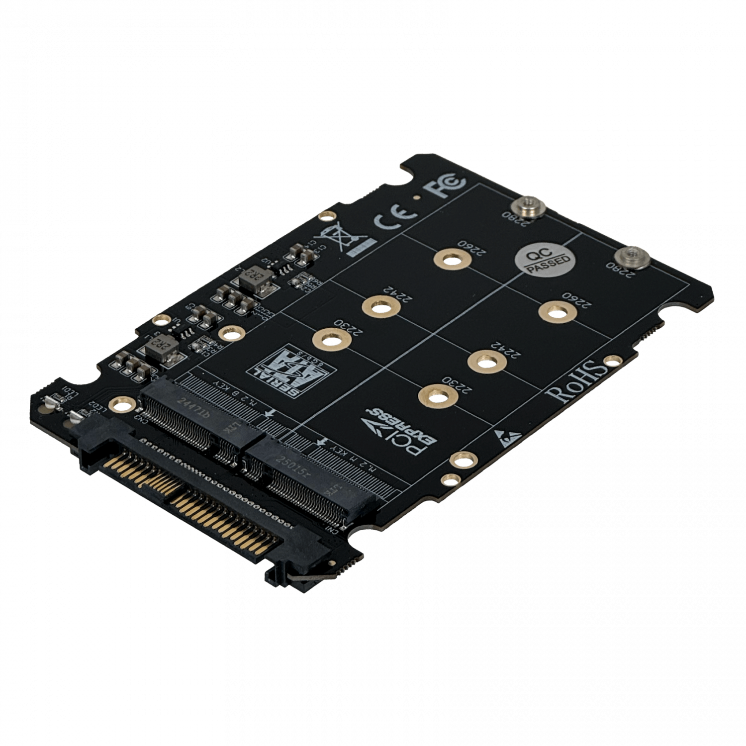 Adaptador M.2 SSD a U.2 SFF-8639 1-NVME 1-NGFF