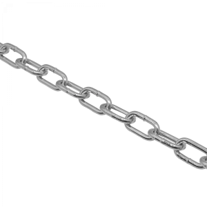 Cadena 6mm por metro Eslabon-42x22mm Cromada