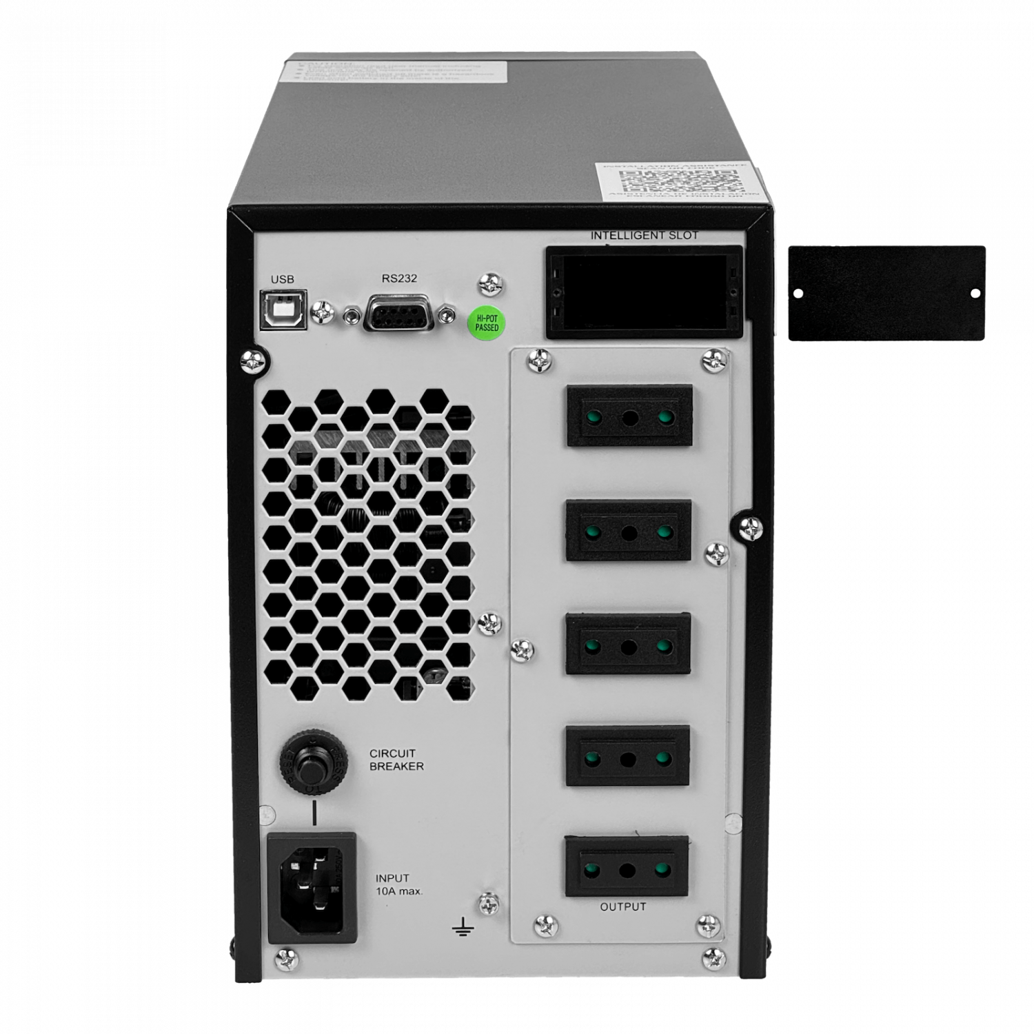 FORZA Torre 130WH 2x9AH 1KVA 900W Online LCD DB9-H USB 5-IH SNMP UPS - Imagen 4