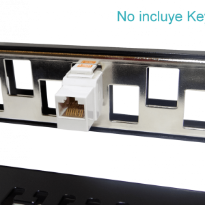 LINKMADE Metal req-24-Keystone c/Soporte PatchPanel 1U Vacio Unloaded