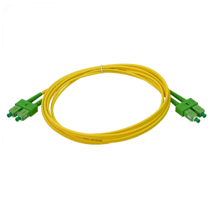 2mt SC/APC-SC/APC MonoModo SM Duplex Jumper Cable Fibra 9/125um LSZH