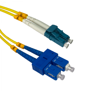 2mt LC-SC/UPC MonoModo SM Duplex Jumper Cable Fibra 9/125um 3mm