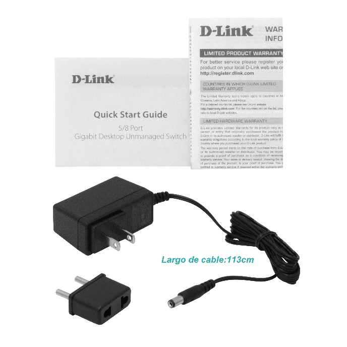 D-LINK 5-1000 Gigabit Switch Desktop no-Administrable no-Rack - Imagen 5