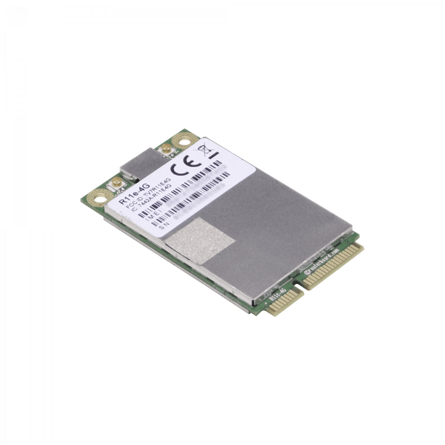 MIKROTIK 2-u.FL LTE Cat4 1800 2600 800 450 2500 3500 3700MHz miniPCIe