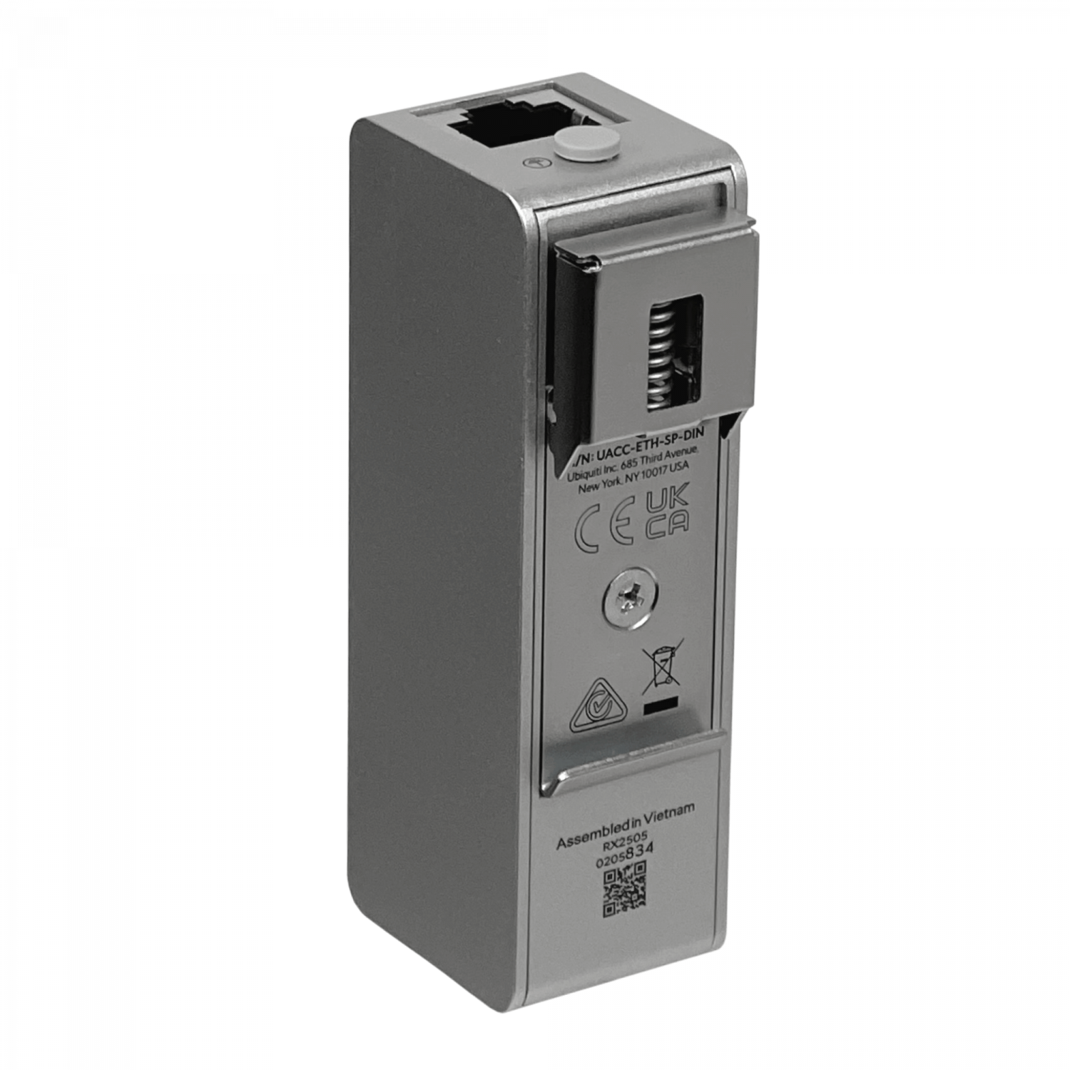 UBIQUITI RielDin 20kA Protector Sobretension 2-RJ45 10Gbps PoE++ - Imagen 4