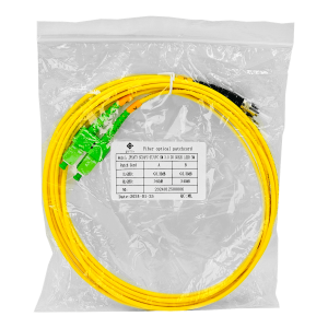 3mt SC/APC-ST/UPC MonoModo SM Duplex Jumper Cable Fibra 9/125um 3mm