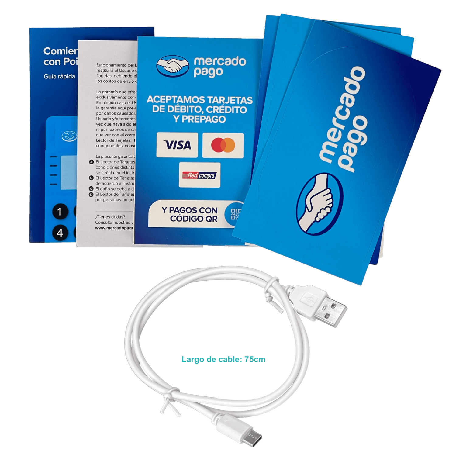MERCADOPAGO Maquina Mini Pago Con Tarjeta BT Requiere Celular ME30S